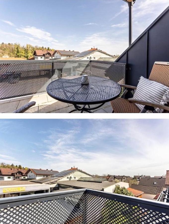 Terralpin Apartments - Charmante Dg Wohnung Mit Balkon Bruckmühl Eksteriør bilde
